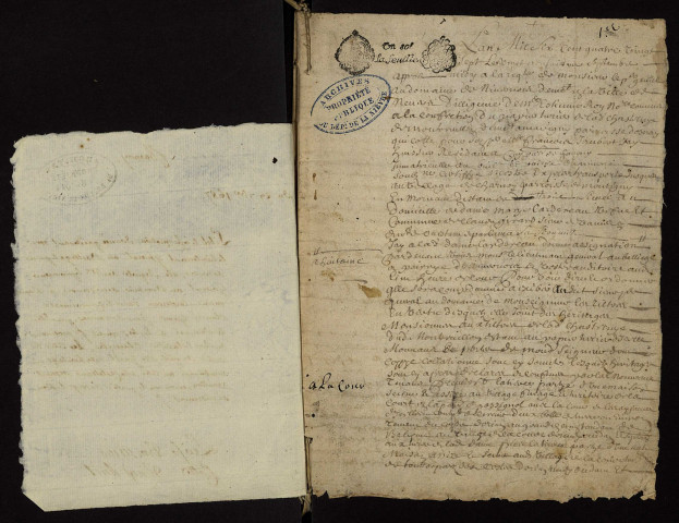 Châtellenie de Montreuillon : terrier.