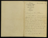 LANDRIN (Armand), folkloriste : 1 lettre.