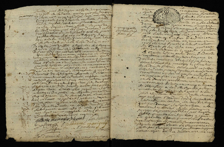 Famille de Palierne : terrier, reconnaissance de droits.