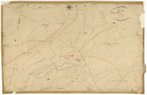 Luzy, cadastre ancien : plan parcellaire de la section E dite de la Chaise et des Baudins, feuille 5