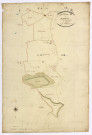 Beaumont-Sardolles, cadastre ancien : plan parcellaire de la section B dite de Beaumont, feuille 1
