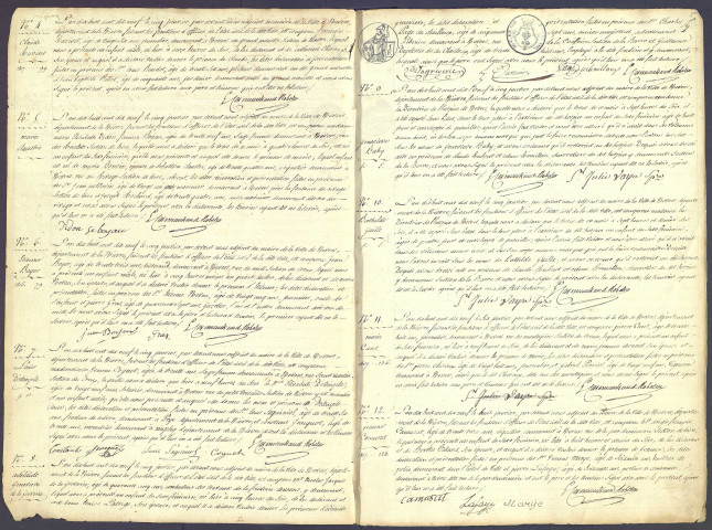 Nevers : actes d'état civil.