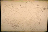 Saint-Franchy, cadastre ancien : plan parcellaire de la section C dite du Bourg, feuille 4