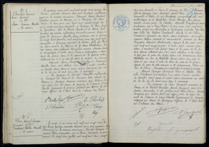 Guérigny : actes d'état civil.