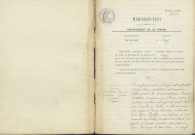 Urzy : actes d'état civil.