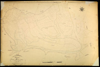 Moux-en-Morvan, cadastre ancien : plan parcellaire de la section F dite de Guise, feuille 2