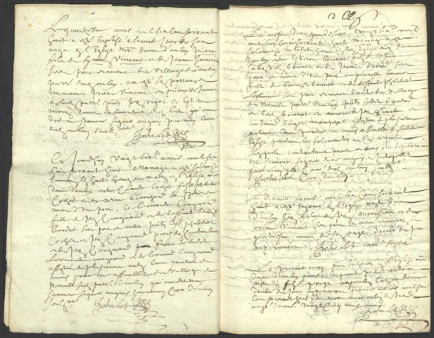 Onlay : registres paroissiaux.