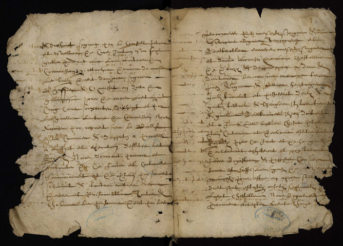 Châtellenie de Donzy : terrier.