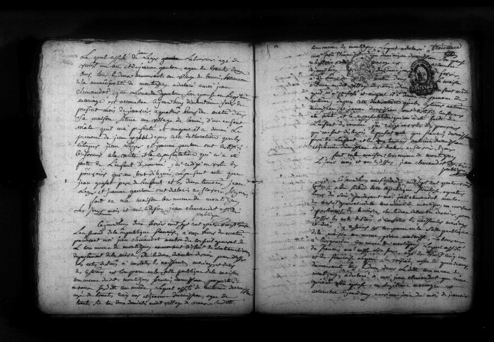 Montigny-en-Morvan : actes d'état civil.