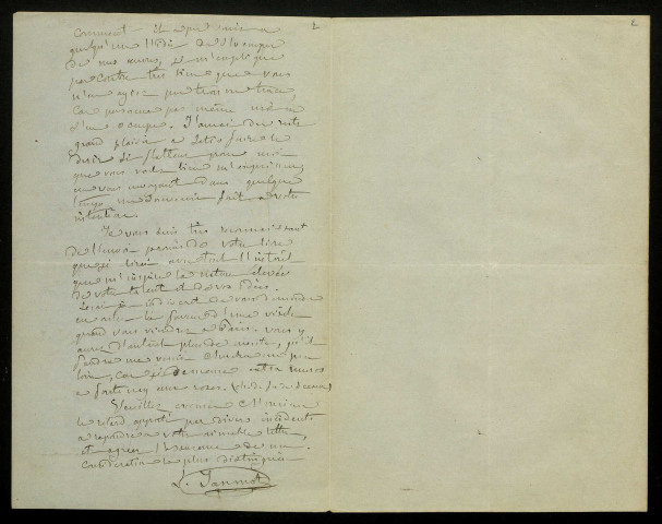 JANMOT (Jean-Louis), peintre à Bagneux (Hauts-de-Seine) (1814-1892) : 15 lettres.