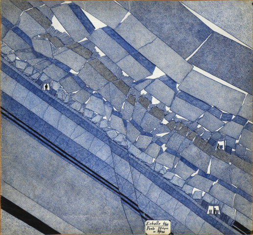 Foudroyage de 2 couches, couches superposées.