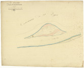 La Marche, cadastre ancien : plan parcellaire de la section D dite de la Marche, feuille 4, annexe 1