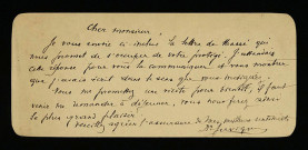 TURIGNY (Jean-Placide), homme politique (1822-1905) : 2 lettres.