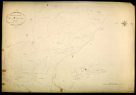 Montsauche-les-Settons, cadastre ancien : plan parcellaire de la section A dite du Bourg, feuille 5