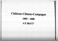 Chateau-Chinon Campagne : actes d'état civil.