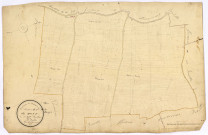 Châteauneuf-Val-de-Bargis, cadastre ancien : plan parcellaire de la section E dite du Mont, feuille 5