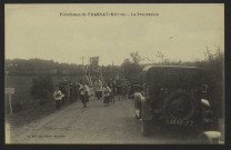 Pèlerinage de FRASNAY (Nièvre) La Procession
