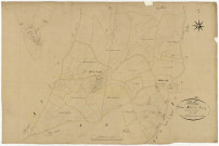 Millay, cadastre ancien : plan parcellaire de la section A dite du Bourg, feuille 2