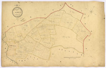 Cessy-les-Bois, cadastre ancien : plan parcellaire de la section A dite de Paray, feuille 1