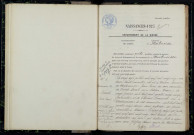 Montenoison : actes d'état civil.