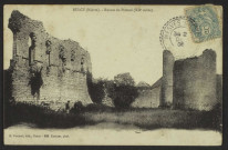 BULCY (Nièvre). - Ruines du Prieuré (XIIe siècle)
