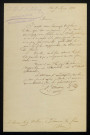 SALLABERRY (J. D. J.), folkloriste basque, à Mauléon (Basses-Pyrénées) (1837-1903) : 1 lettre.