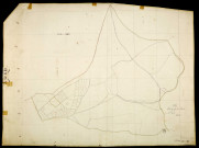 Parigny-les-Vaux, cadastre ancien : plan parcellaire de la section D