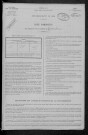 Chevroches : recensement de 1896