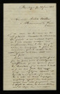 DESEILLE (Ernest), écrivain et membre de la Société académique de Boulogne-sur-Mer (1835-1889) : 2 lettres.