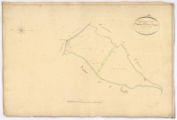 Champvert, cadastre ancien : plan parcellaire de la section C dite de Fougère, feuille 7