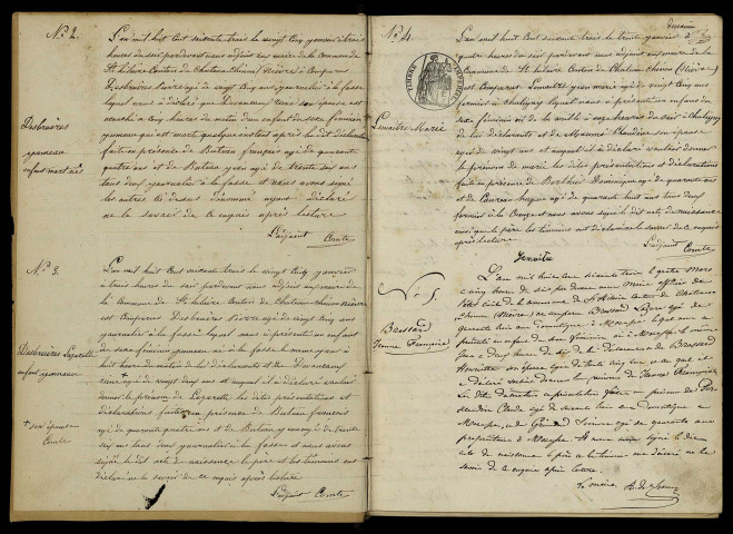 Saint-Hilaire-en-Morvan : actes d'état civil.