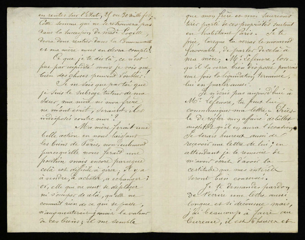 BOUDEVILLE (A.), à Paris : 1 lettre.