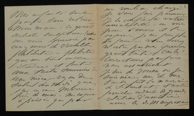 CASANOVA (Eugénie), poétesse, à Montifaut (Cher) (1825-1908) : 53 lettres.
