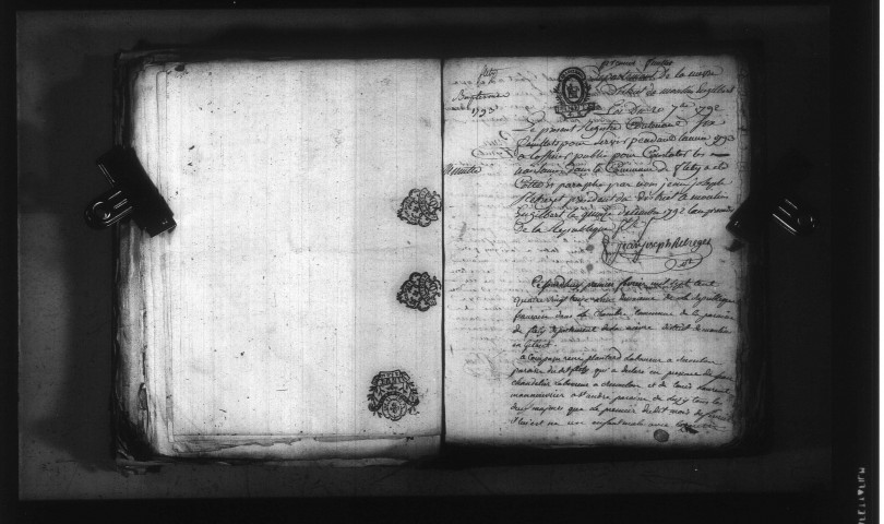 Tazilly : actes d'état civil.