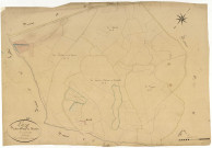 Luzy, cadastre ancien : plan parcellaire de la section D dite de Bussière, feuille 2