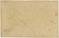 Larochemillay, cadastre ancien : plan parcellaire de la section E dite du Bourg, feuille 3