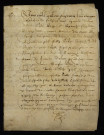Biens et droits. - Rente hypothécaire Marceau, vente par Girard sieur de Lasthellier [l'Atelier, Chevenon] à Desprez sieur de Cougny (commune de Saint-Jean-aux-Amognes) et du Coing sa femme : copie du contrat de constitution du 12 avril 1605.