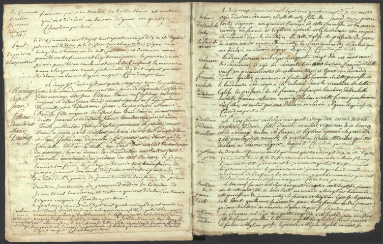 Tracy-sur-Loire : registres paroissiaux.