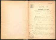 Mouron-sur-Yonne : actes d'état civil.