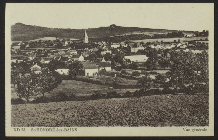 SAINT-HONORE-LES-BAINS – Vue générale