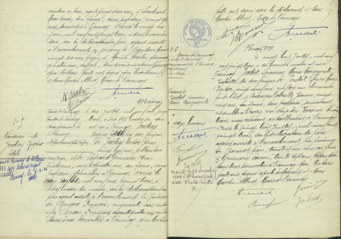 Tannay : actes d'état civil.