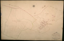 Saint-Andelain, cadastre ancien : plan parcellaire de la section E dite de Saint-Andelain, feuille 2, développement