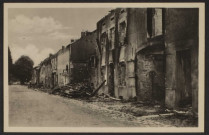 2. MONTSAUCHE (Nièvre). Incendié par les Allemands le 25 Juin 1944. - Grande Rue.