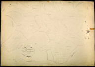 Montsauche-les-Settons, cadastre ancien : plan parcellaire de la section D dite de Montélesme, feuille 5