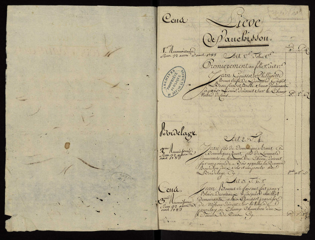 Fief de Vauchisson à Chaumard, Mhère et Ouroux-en-Morvan : lièves terrier.