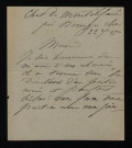 CASANOVA (Eugénie), poétesse, à Montifaut (Cher) (1825-1908) : 53 lettres.