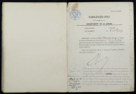 Corbigny : actes d'état civil.