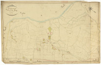 Lamenay-sur-Loire, cadastre ancien : plan parcellaire de la section A dite du Bourg, feuille 2