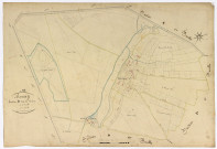 Aunay-en-Bazois, cadastre ancien : plan parcellaire de la section D dite de Crieur, feuille 4