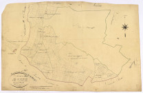 Châteauneuf-Val-de-Bargis, cadastre ancien : plan parcellaire de la section D dite de Fonfaye, feuille 2